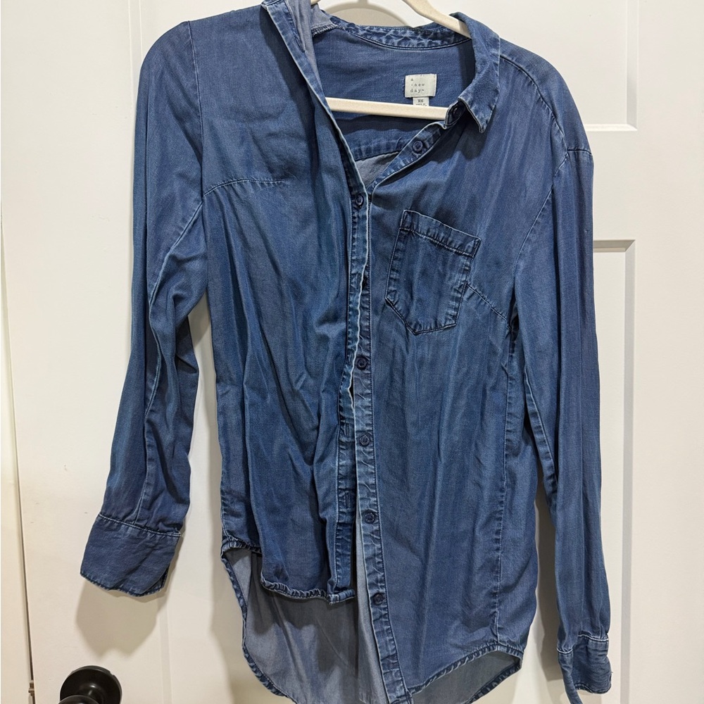 a new day Blue Jean Jacket
